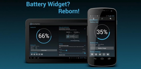 Imagen - Vigila la batería de tu Android con Battery Widget Reborn