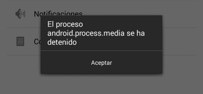 Imagen - Cómo solucionar el error “El proceso android.process.media se ha detenido”