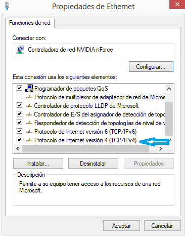 Imagen - Cambiar DNS en Windows 8/8.1