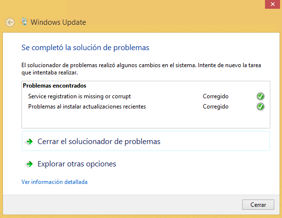 Windows Update provoca el error: "No hemos podido completar las