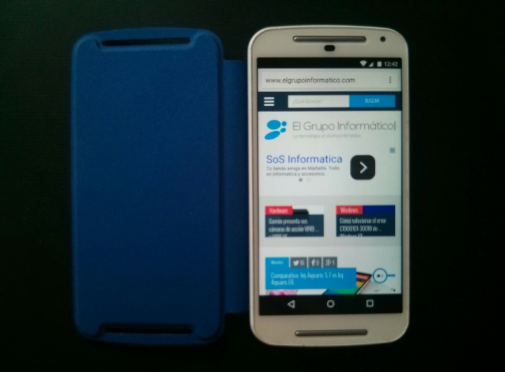 Imagen - Review: Funda Motorola Moto G 2014 Oficial Flip Shell