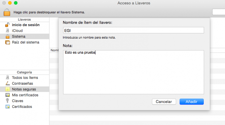 Imagen - Cómo crear una nota con contraseña en OS X