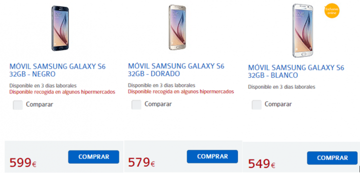 Imagen - ¿Dónde comprar el Samsung Galaxy S6 más barato?