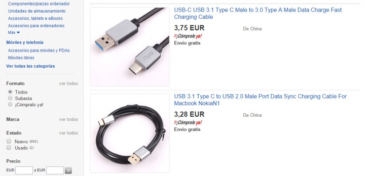 Imagen - Dónde comprar un cable USB Type-C