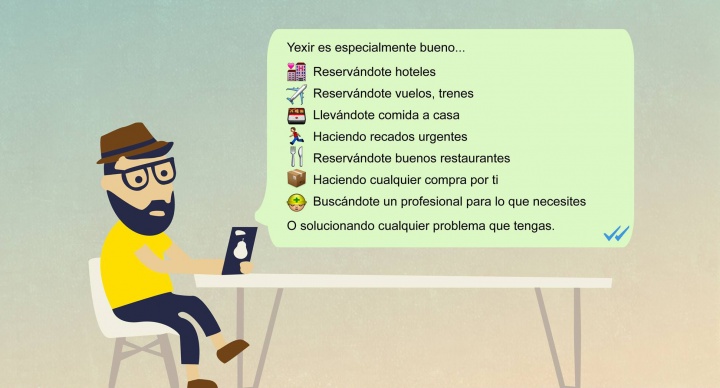 Yexir, pide lo que quieras por WhatsApp