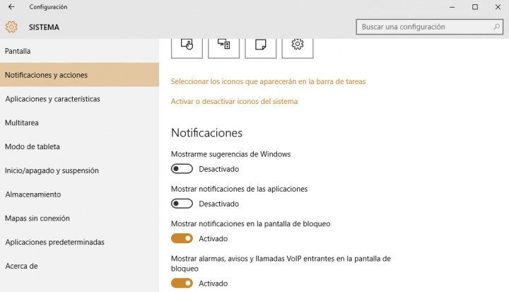 Imagen - Cómo desactivar las notificaciones de Windows 10