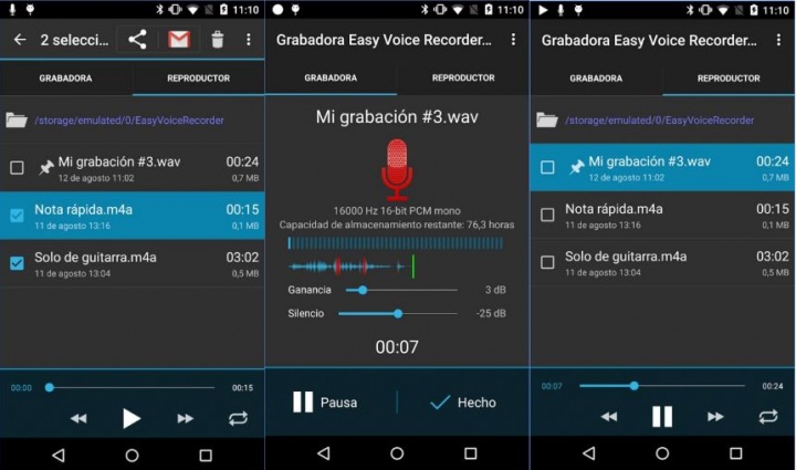 Imagen - 5 grabadoras de voz para Android