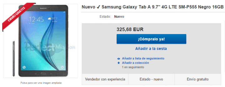 Imagen - Dónde comprar la Samsung Galaxy Tab A
