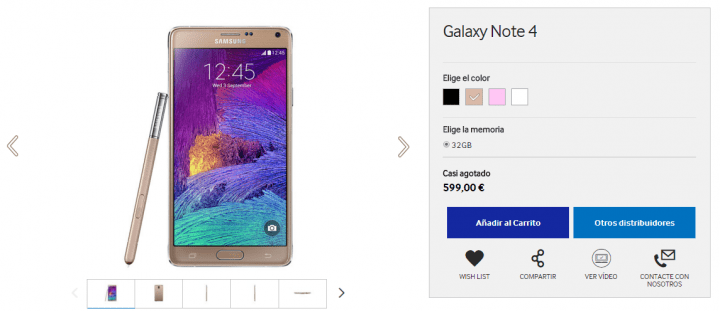 Imagen - 5 webs donde comprar el Galaxy Note 4