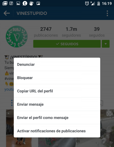 Imagen - Cómo activar notificaciones en Instagram