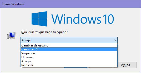 Imagen - Cómo cerrar sesión o bloquear el ordenador en Windows 10