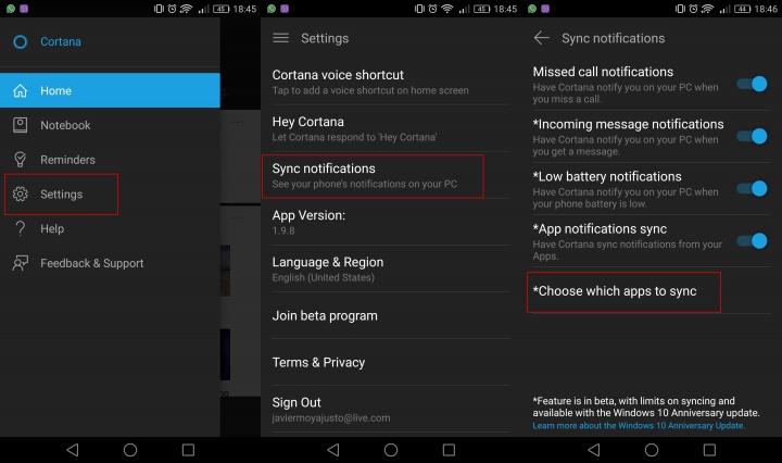 Imagen - Cómo recibir las notificaciones de Android en Windows con Cortana
