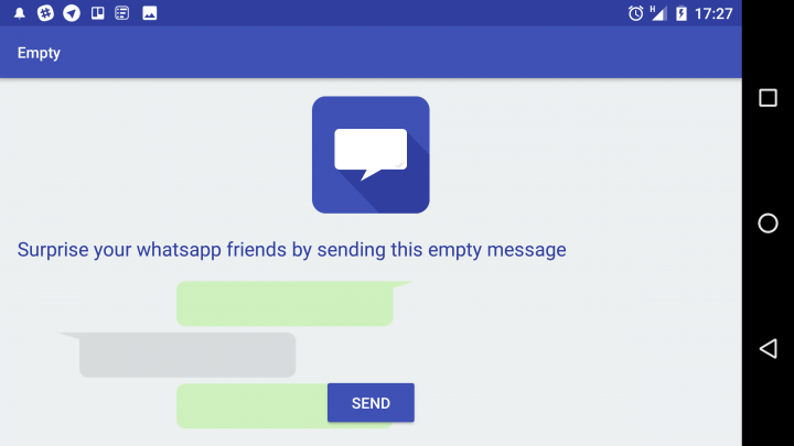 Imagen - Envía mensajes en blanco por WhatsApp