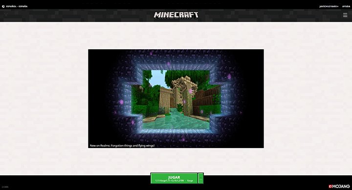 Cómo cambiar la versión de Minecraft