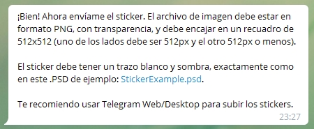 Imagen - Crea tus propios stickers para Telegram