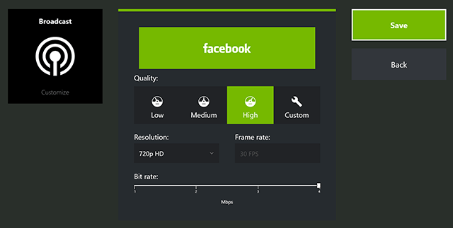 Imagen - Cómo hacer streaming de videojuegos en Facebook Live con GeForce