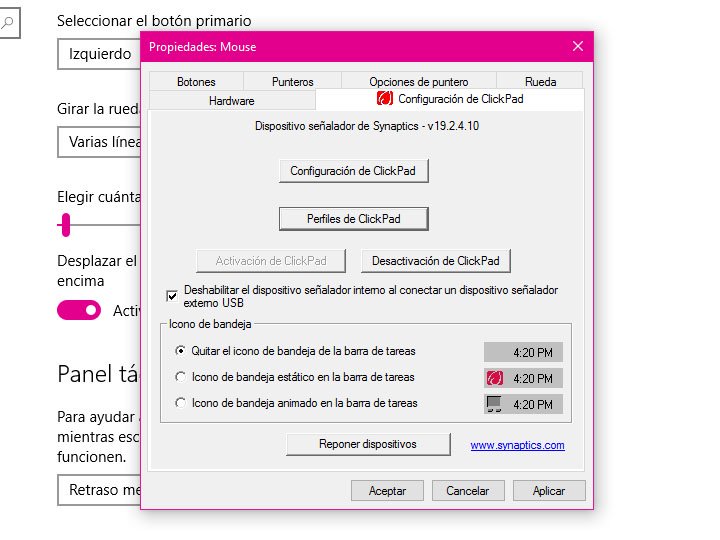 Imagen - Cómo deshabilitar el touchpad en Windows 10 al conectar un ratón