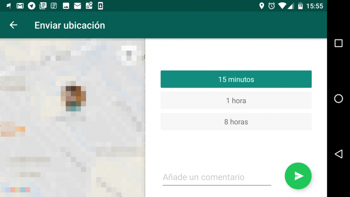 Imagen - Cómo funciona la ubicación en tiempo real de WhatsApp