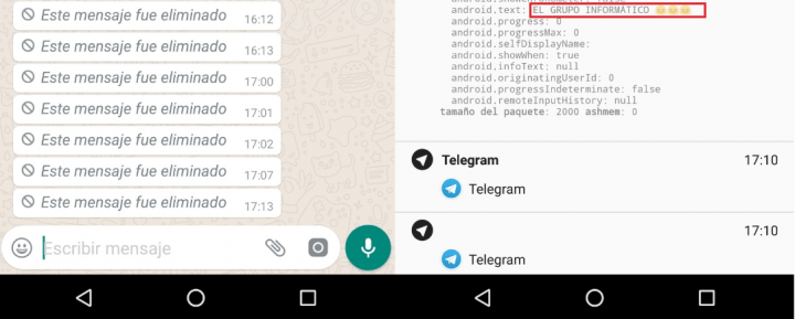 Imagen - Cómo ver los mensajes que borran remotamente en WhatsApp