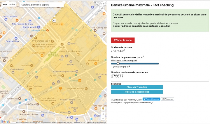 Imagen - Cómo saber las cifras de las manifestaciones usando Google Maps