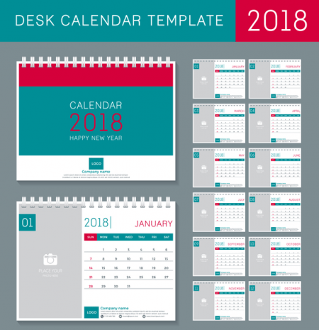 Imagen - 7 plantillas de calendario laboral 2018