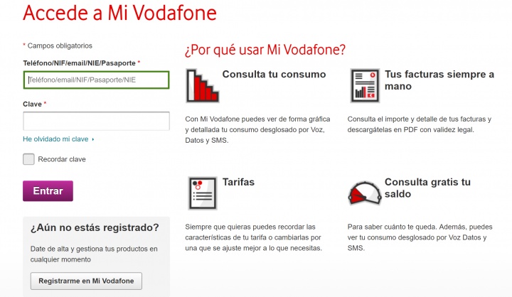 Imagen - Cómo consultar gratis la permanencia desde Mi Vodafone