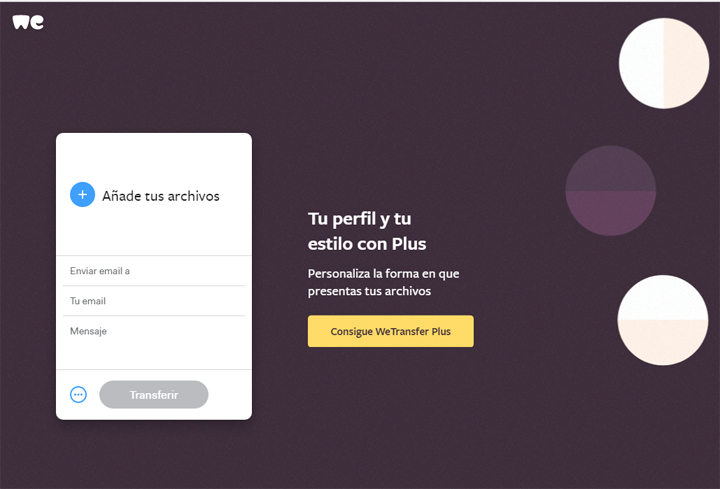 Como usar wetransfer