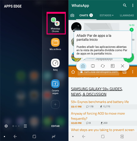 Imagen - Cómo lanzar dos apps a la vez en multi-windows con el Samsung Galaxy S9