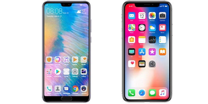 Huawei P20 Pro vs iPhone X: comparativa