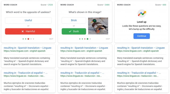 Imagen - Word Coach, el buscador de Google te ayuda a aprender inglés