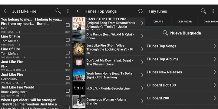 TinyTunes, descarga y escucha música gratis en Android
