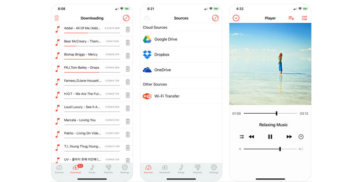 Cloud Music Player, música gratis desde la nube en tu iPhone