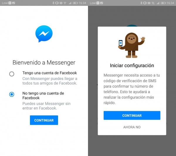 Imagen - ¿Se puede usar Facebook Messenger sin tener perfil en Facebook?