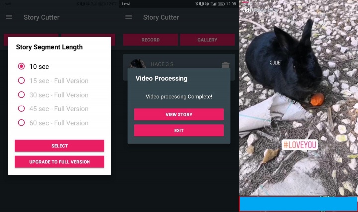 Imagen - CutStory, una app para cortar vídeos para Instagram Stories