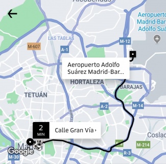 Imagen - Cómo pedir un Uber al aeropuerto de Madrid