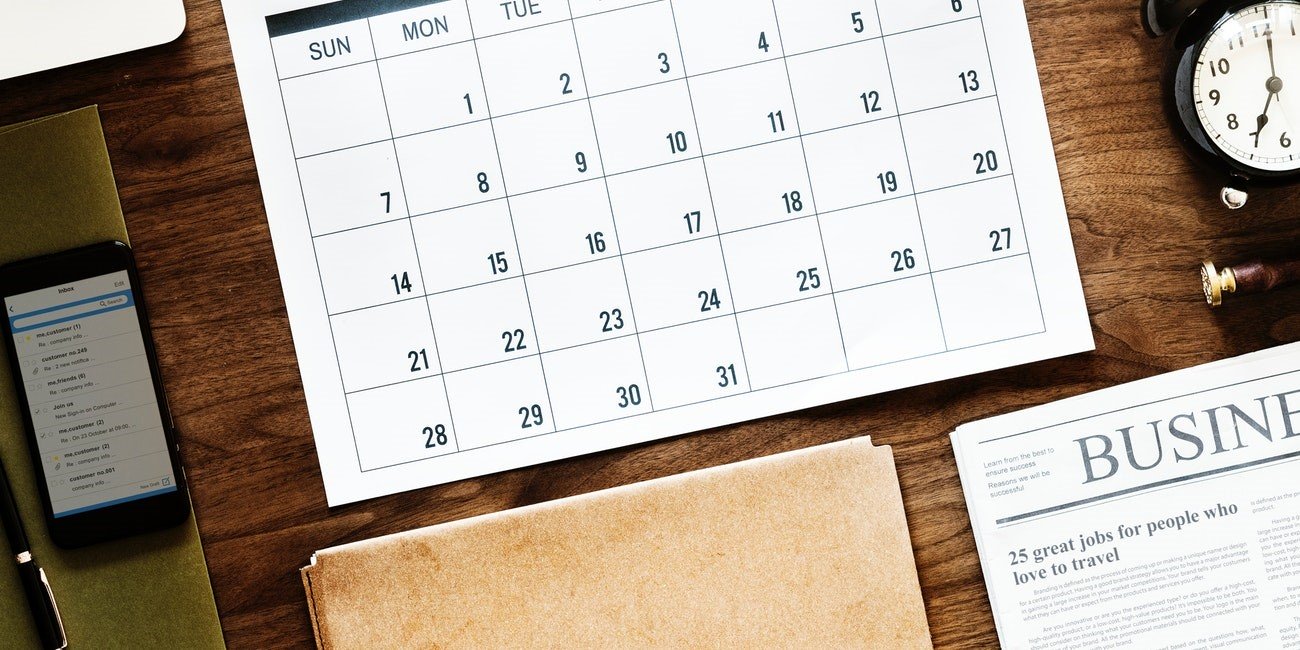 7 plantillas para el calendario laboral 2019