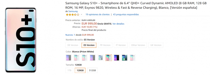 Imagen - 6 tiendas donde comprar el Samsung Galaxy S10+