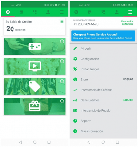 Imagen - TextPlus, la app que ofrece un número de teléfono virtual gratuito