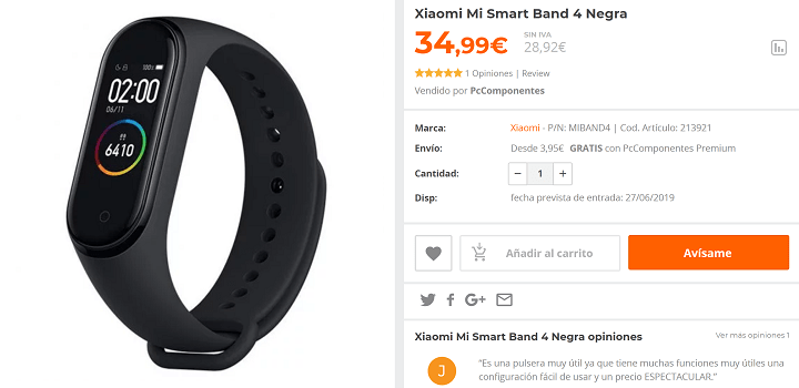 Imagen - Dónde comprar la Xiaomi Mi Band 4