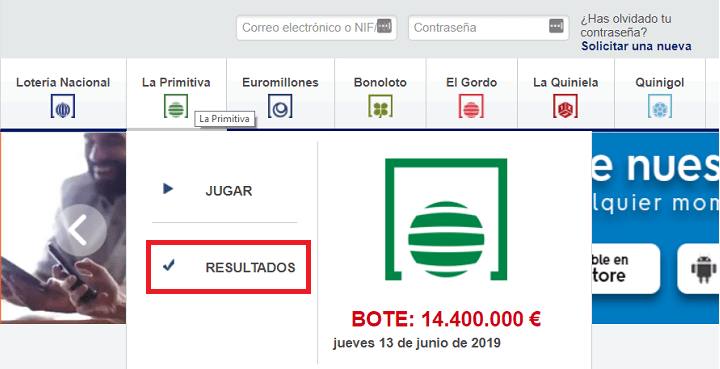 Imagen - Cómo consultar la Primitiva, Quiniela y otras Loterías del Estado