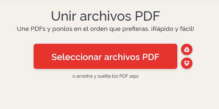 Imagen - Une, divide y más tus archivos PDF con iLovePDF