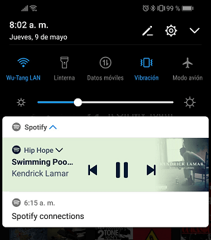 Imagen - Cómo eliminar la notificación de Spotify Connections