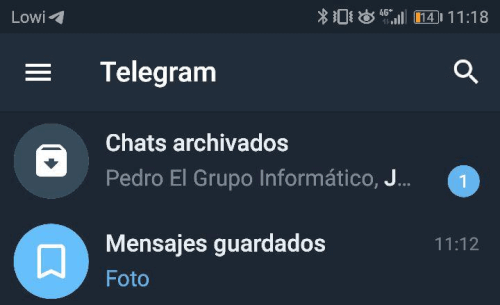Como Desarchivar Un Chat En Telegram