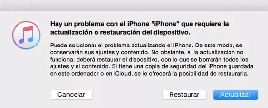 Imagen - Solución: &quot;iPhone está desactivado conectarse a iTunes&quot;