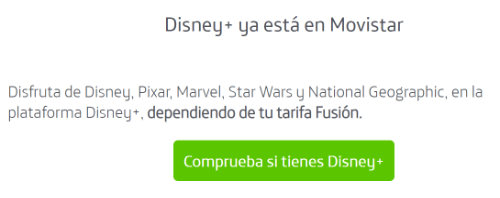 Imagen - Cómo conseguir Disney Plus si eres de Movistar