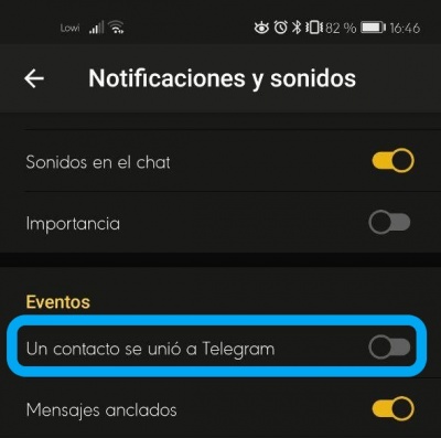 Imagen - &quot;Un contacto se unió a Telegram&quot;: cómo eliminar