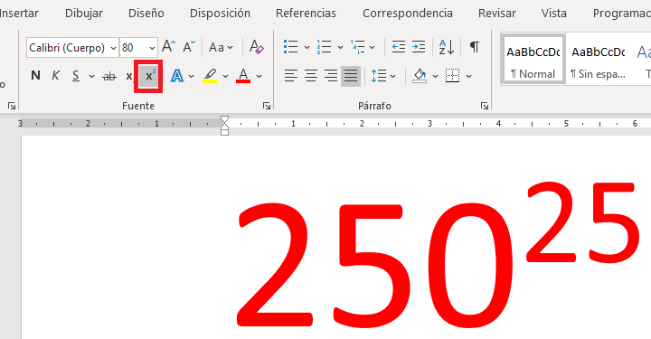 Como Escribir Al Cuadrado En Word