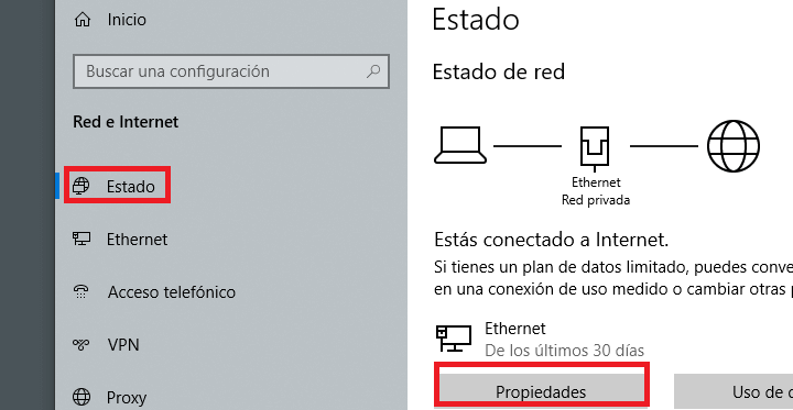 Imagen - Diferencias entre red pública o privada en Windows 10
