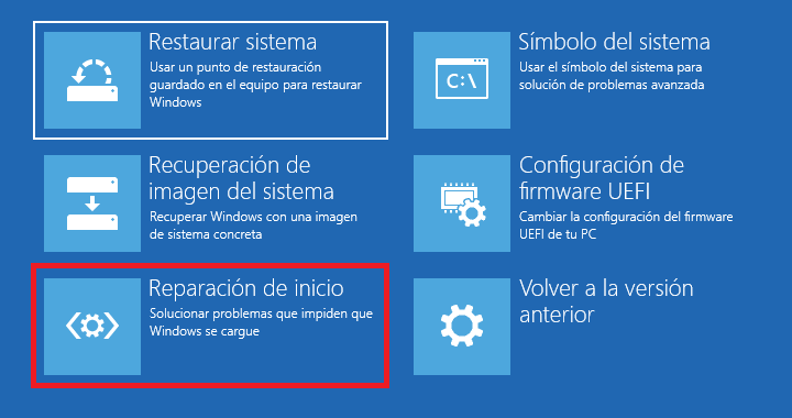 Imagen - Cómo reparar el inicio en Windows 10