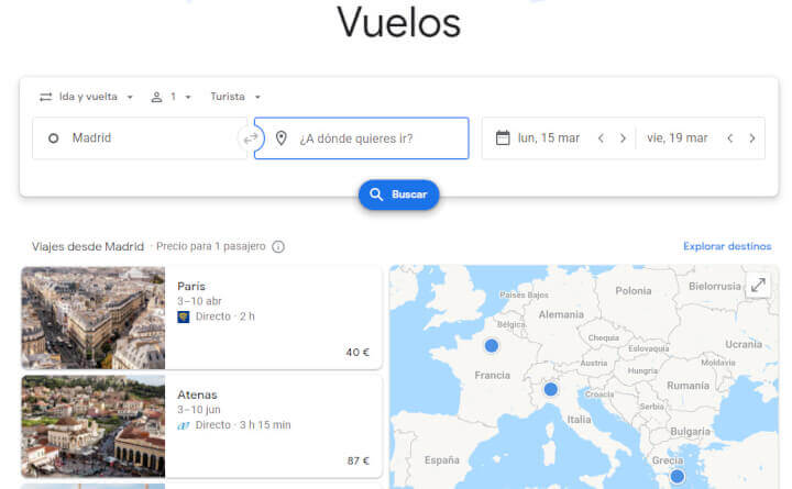 Imagen - Cómo encontrar vuelos baratos con Google Flights